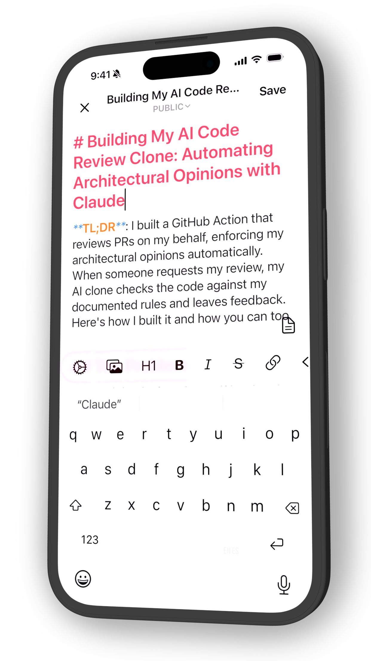 Collected Notes for iPhone